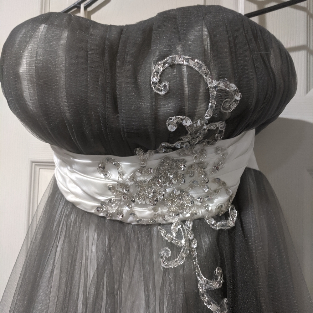 Black and White Prom dress